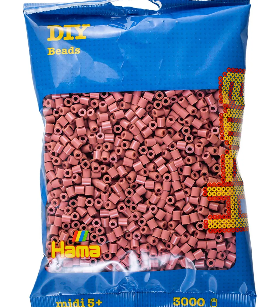 Hama Midi Perler - 3000 stk. - 111 Mørk Blush