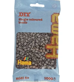Hama Midi Perler - 1000 stk. - 117 Gråbrun