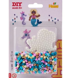 Hama Midi Perlesæt - 450 stk. - Havfrue
