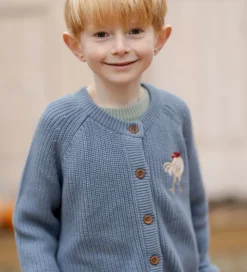 Hanevild Cardigan - Strik - Kaj - Blue Blizzard