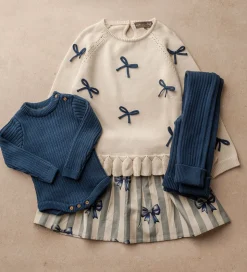 Hanevild Leggins - Strik - Lynge - Ensign Blue