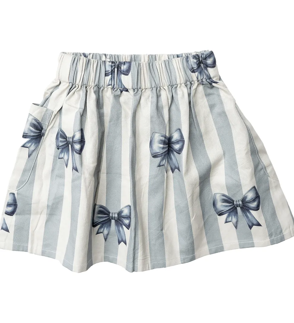 Hanevild Nederdel - Denim - Bow - Rainy