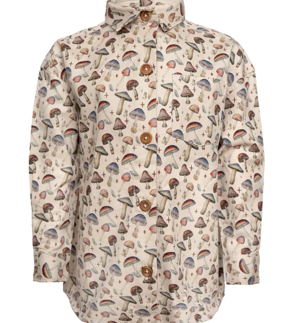 Hanevild Skjorte - Mushroom - Rainy