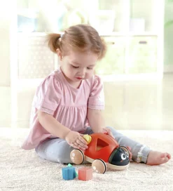 Hape Træklegetøj - Mariehøne m. Klodser