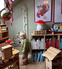 Hemmingsen Kids Aktivitetstavle m. Højdemåler - Langhals - 135cm