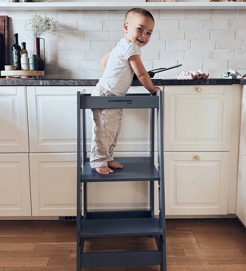 Hemmingsen Kids Læringstårn - Martin - 40x42x86 cm - Grå