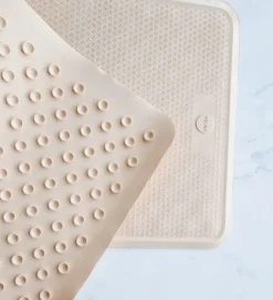 Hevea Bademåtte - Naturgummi - 75x34 cm - Sand