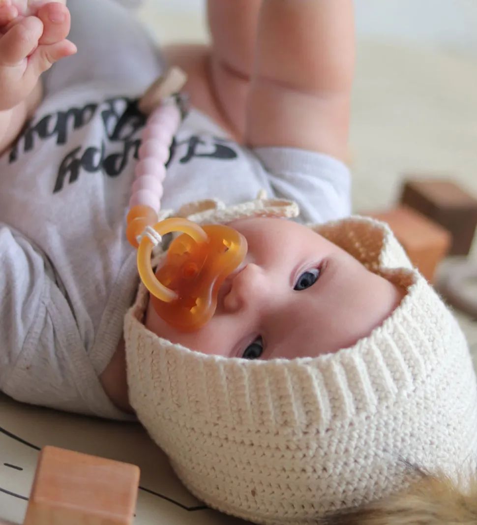 Hevea Sutter - 3-36 mdr - 2-pak - Naturgummi - Amber Sand