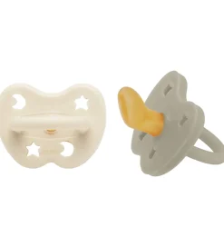 Hevea Sutter - 0-3 mdr - 2-pak - Naturgummi - Oatmilk & Milky