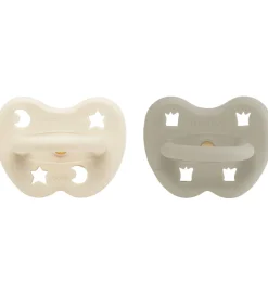 Hevea Sutter - 0-3 mdr - 2-pak - Naturgummi - Oatmilk & Milky