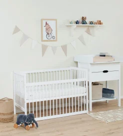 Hoppekids Babyseng - Ida-Marie - 60x120 - Hvid