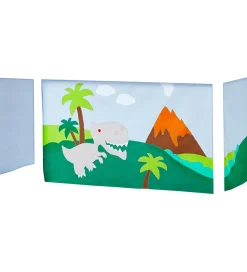 Hoppekids Forhæng Til Halvhøj Seng - 70x160 cm - Dinosaur