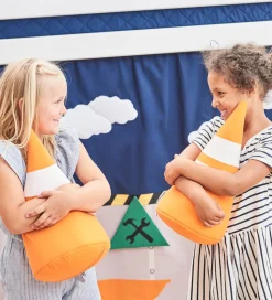 Hoppekids Keglesæt - 3-pak - Orange/Hvid