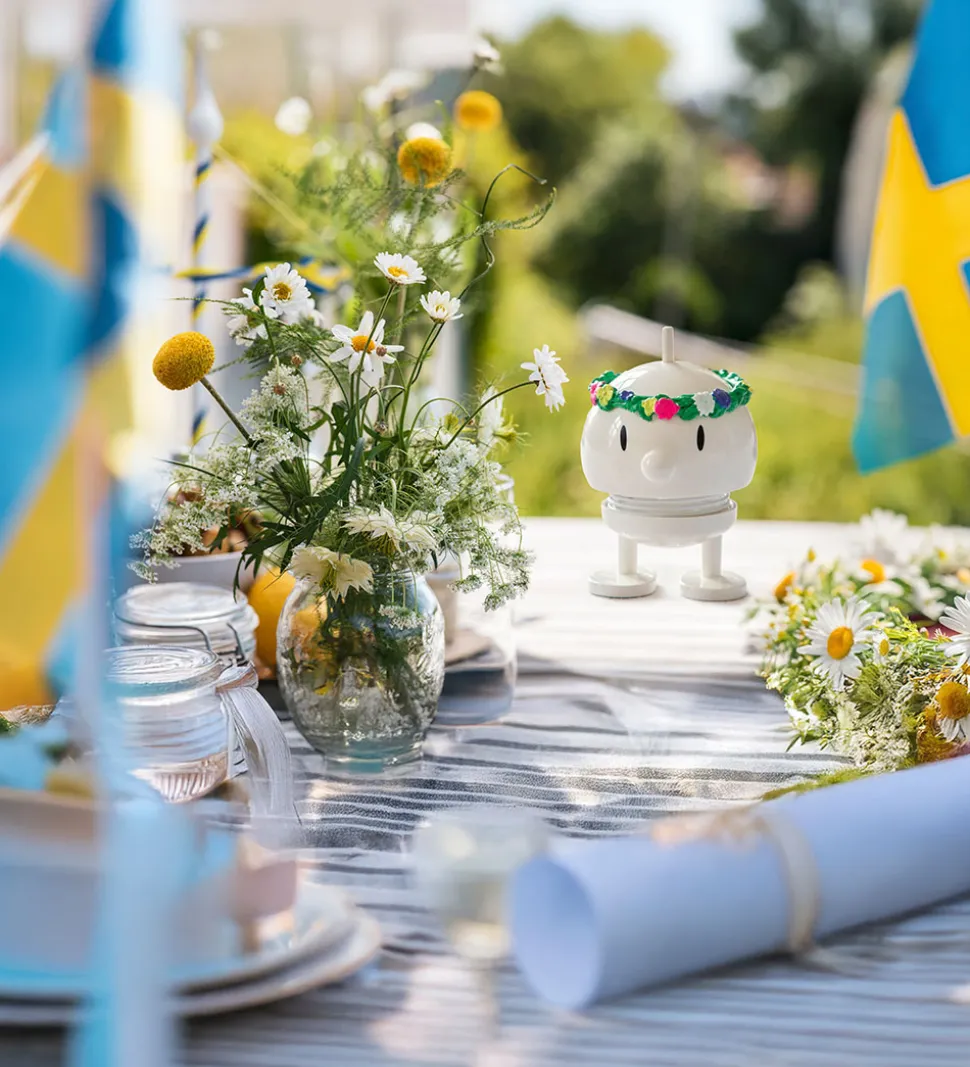 Hoptimist Midsommer Bumble - Small - 7,5 cm - Hvid