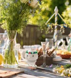 Hoptimist Midsommer Bumble - Small - 7,5 cm - Hvid