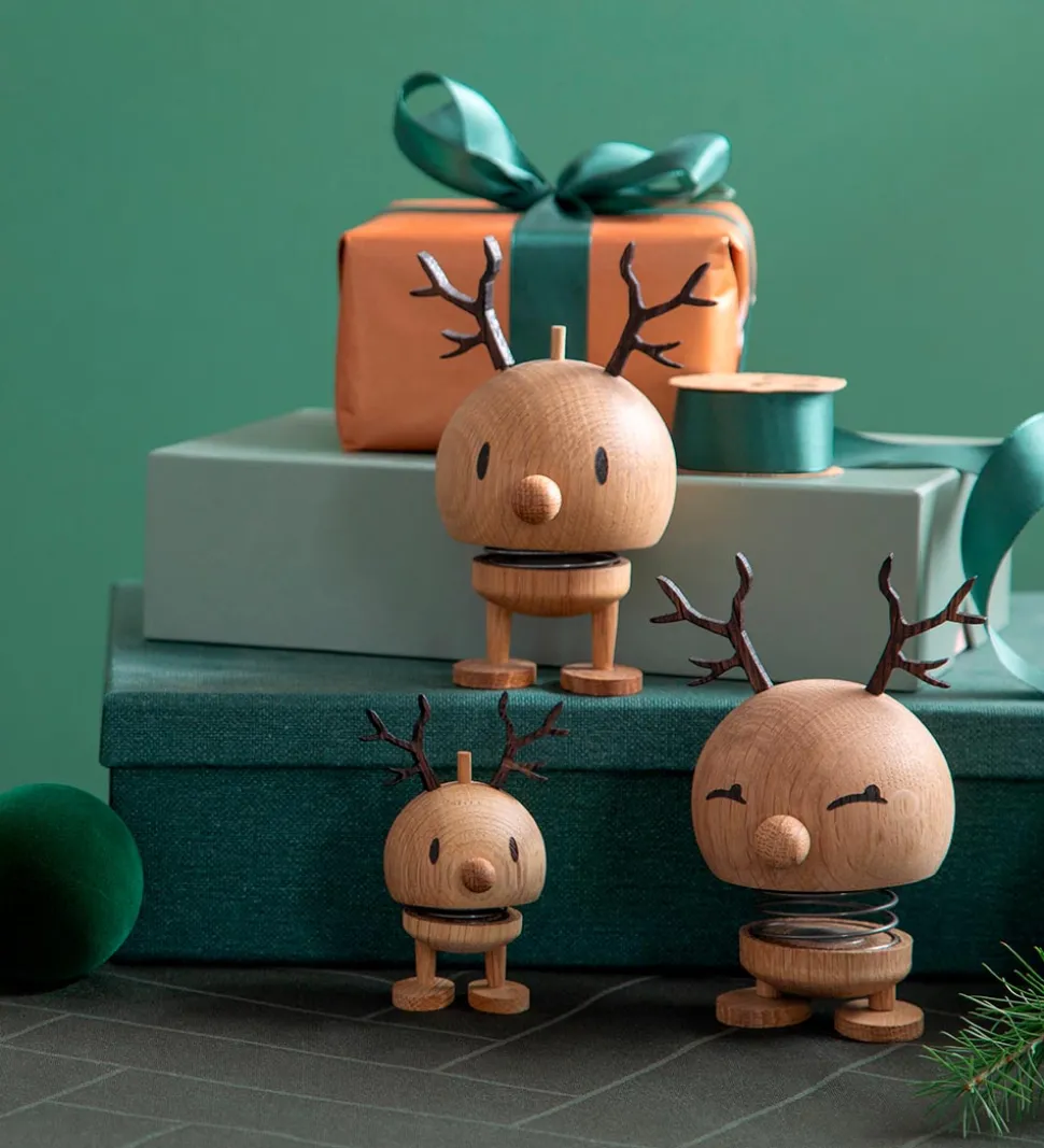 Hoptimist Reindeer Bumble - Medium - 14 cm - Oak