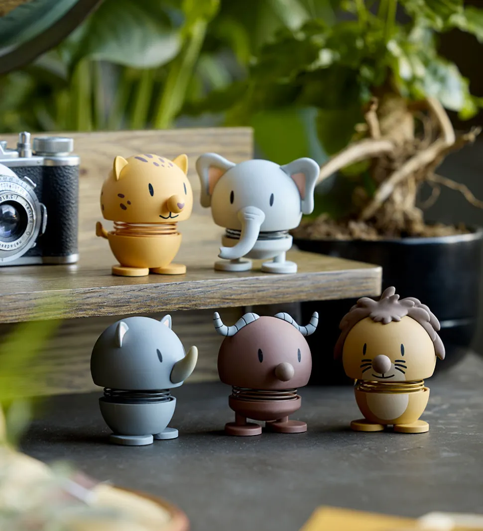 Hoptimist Soft Elephant - 7,6 cm - Grå