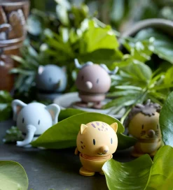 Hoptimist Soft Leopard - 7,6 cm - Gul