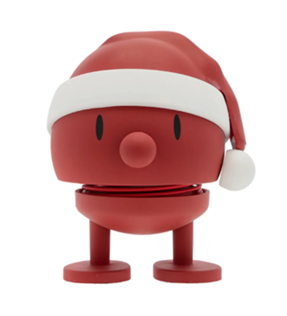Hoptimist Soft Santa Bumble - 10,5 cm - Rød
