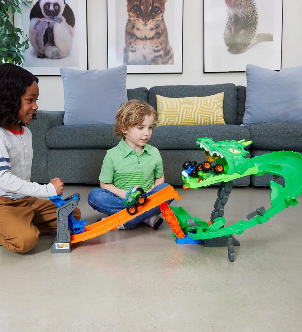 Hot Wheels Bilbane - Great Bite vs Rageasaur - Dragon Demolition