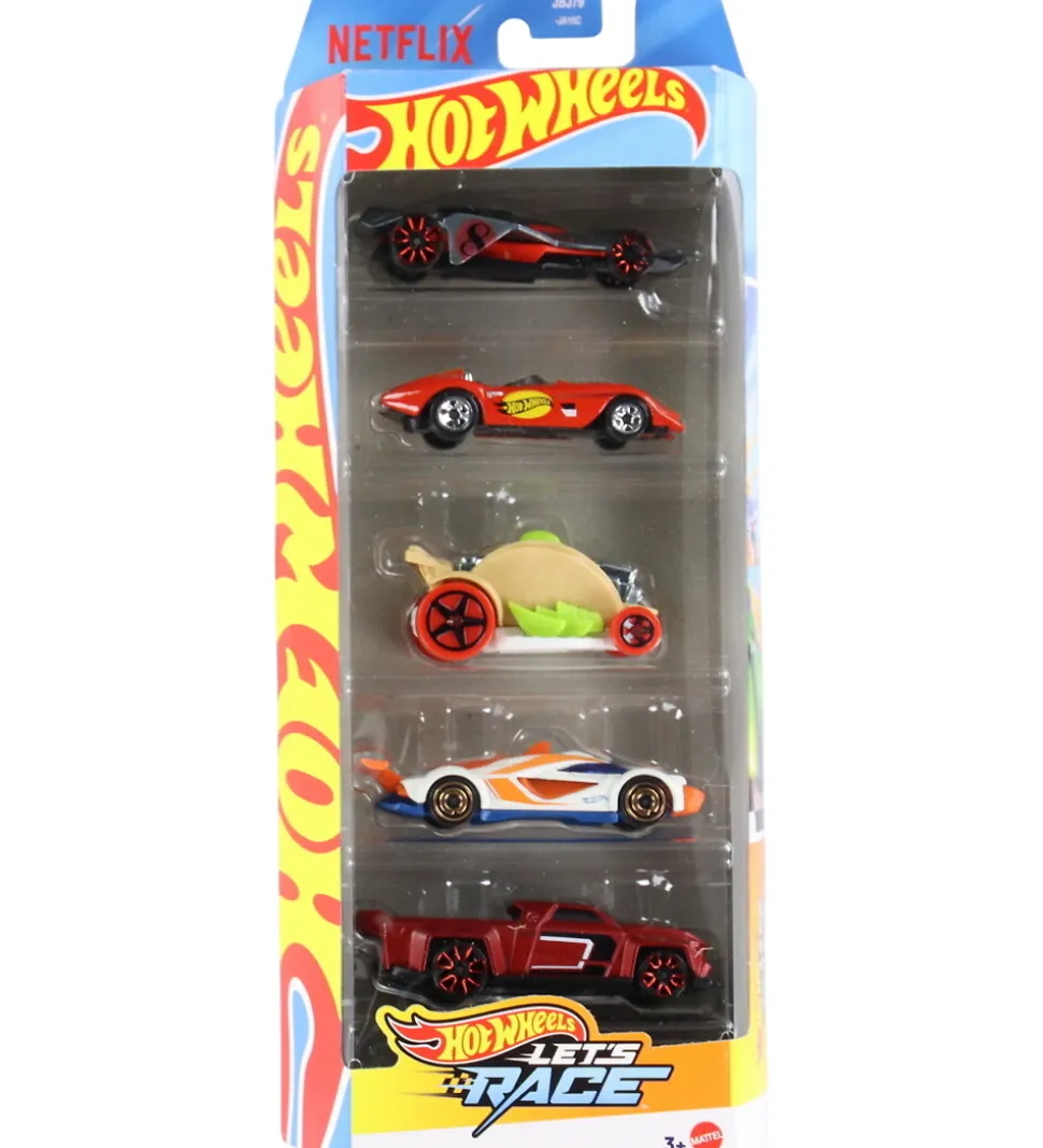 Hot Wheels Biler - 5-pak - Let's Race