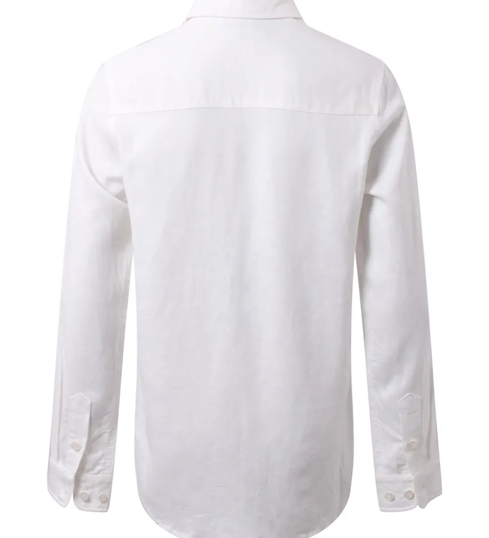 Hound Skjorte - Hør/Viskose - Hvid