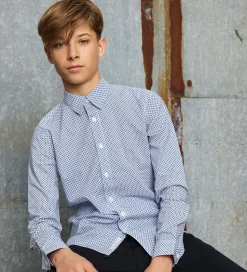 Hound Skjorte - Hvid/Mørkeblå