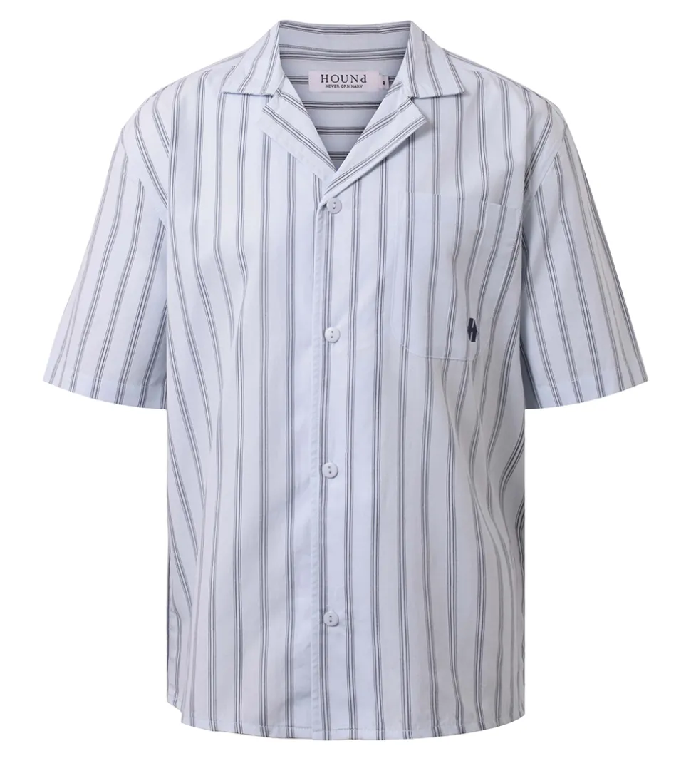 Hound Skjorte - Light Blue/Navy