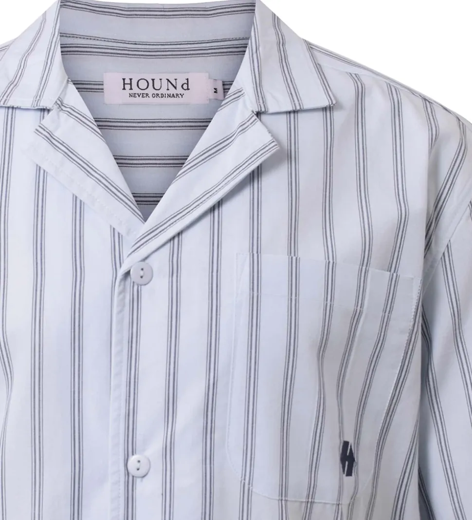 Hound Skjorte - Light Blue/Navy