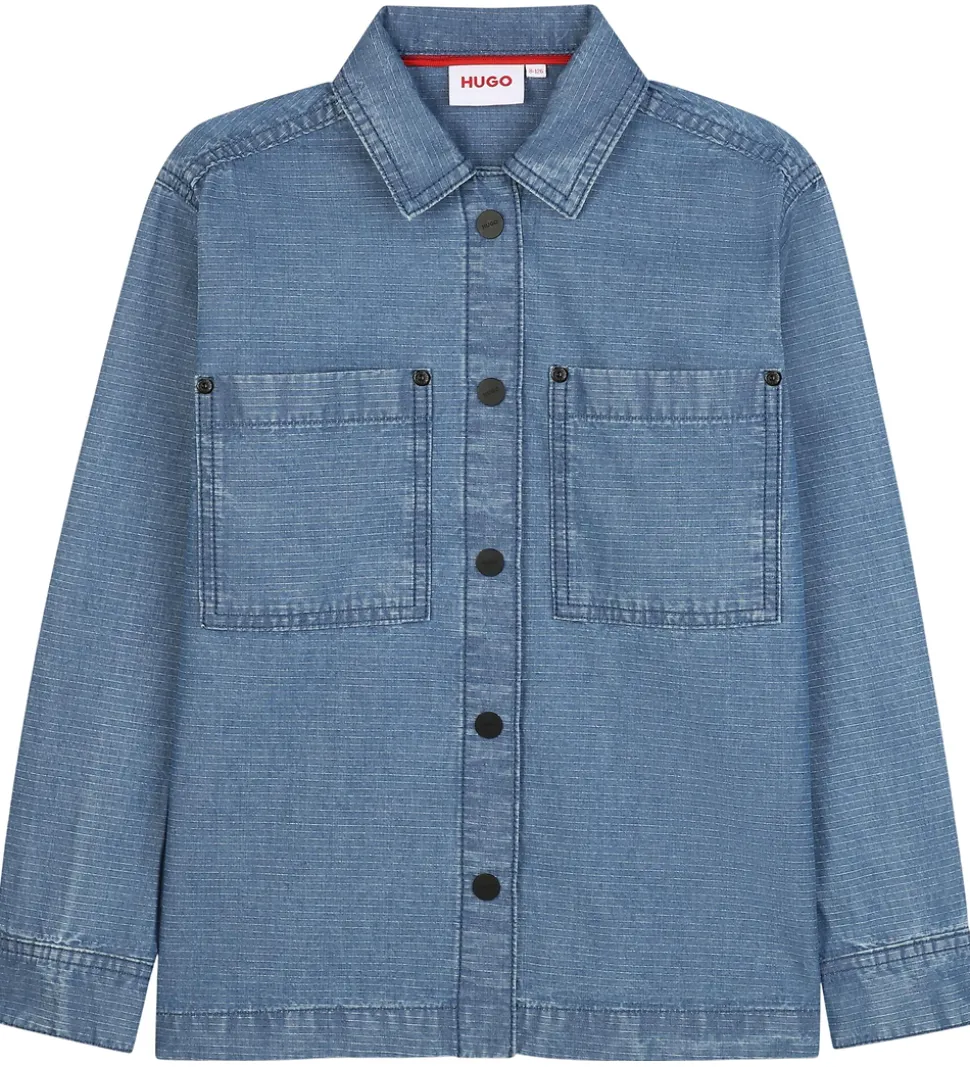 HUGO Skjorte - Denim - Stone Wash