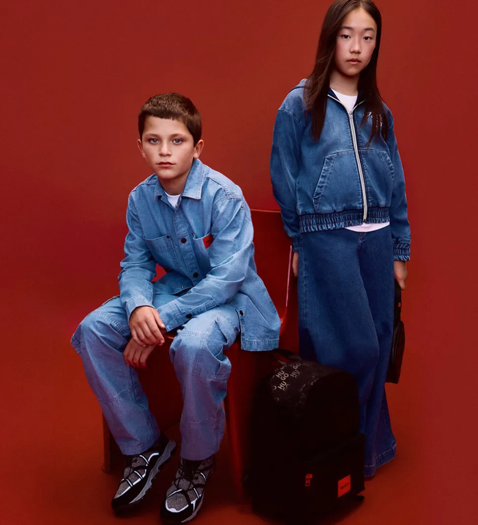 HUGO Skjorte - Denim - Stone Wash