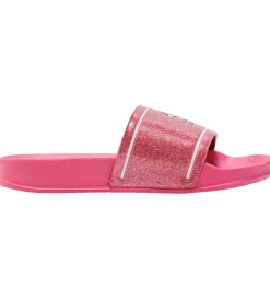 Hummel Badesandal - Pool Slide Glitter Jr - Raspberry