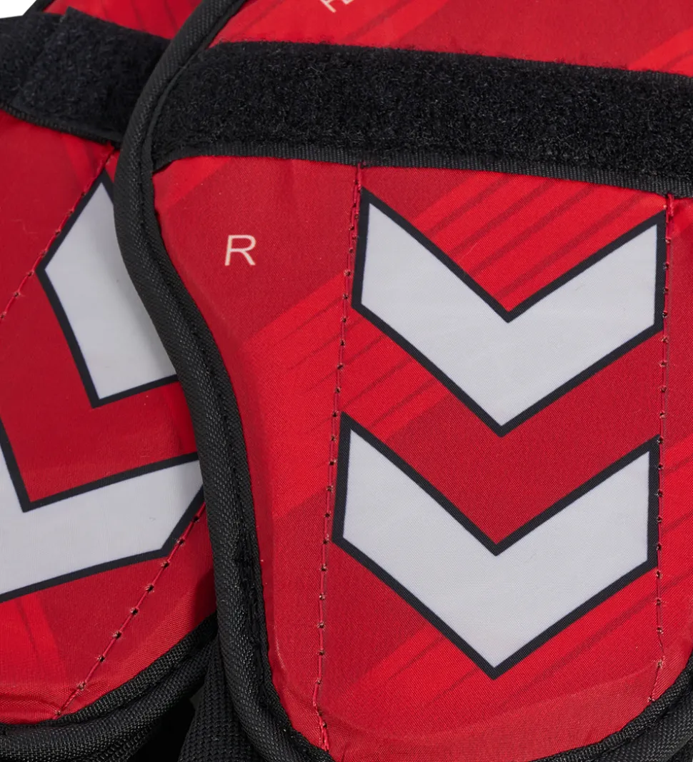 Hummel Benskinner - HmlShin Guards Flex Shell - Pompeian Red