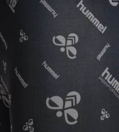Hummel Cykelshorts - hmlJR - Black/Ebony m. Logo