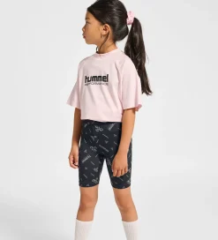 Hummel Cykelshorts - hmlJR - Black/Ebony m. Logo