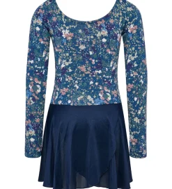 Hummel Gymnastikdragt - HmlJR Mix Gym - Dress Blues/Riverside