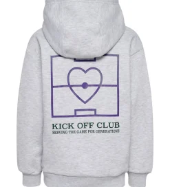 Hummel Hættetrøje - HmlJR - Heartfield - Light Grey Melange