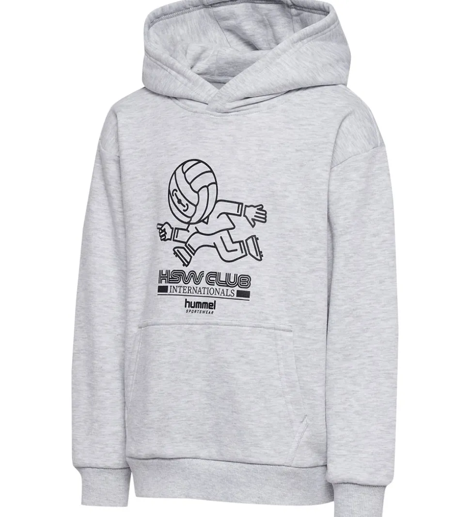 Hummel Hættetrøje - HmlJR - Headball - Light Grey Melange