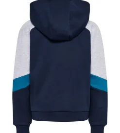 Hummel Hættetrøje - hmlJR - m. Lynlås - Dress Blues