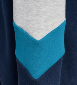 Hummel Hættetrøje - hmlJR - m. Lynlås - Dress Blues