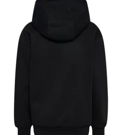 Hummel Hættetrøje - HmlJR - Sort m. Logo