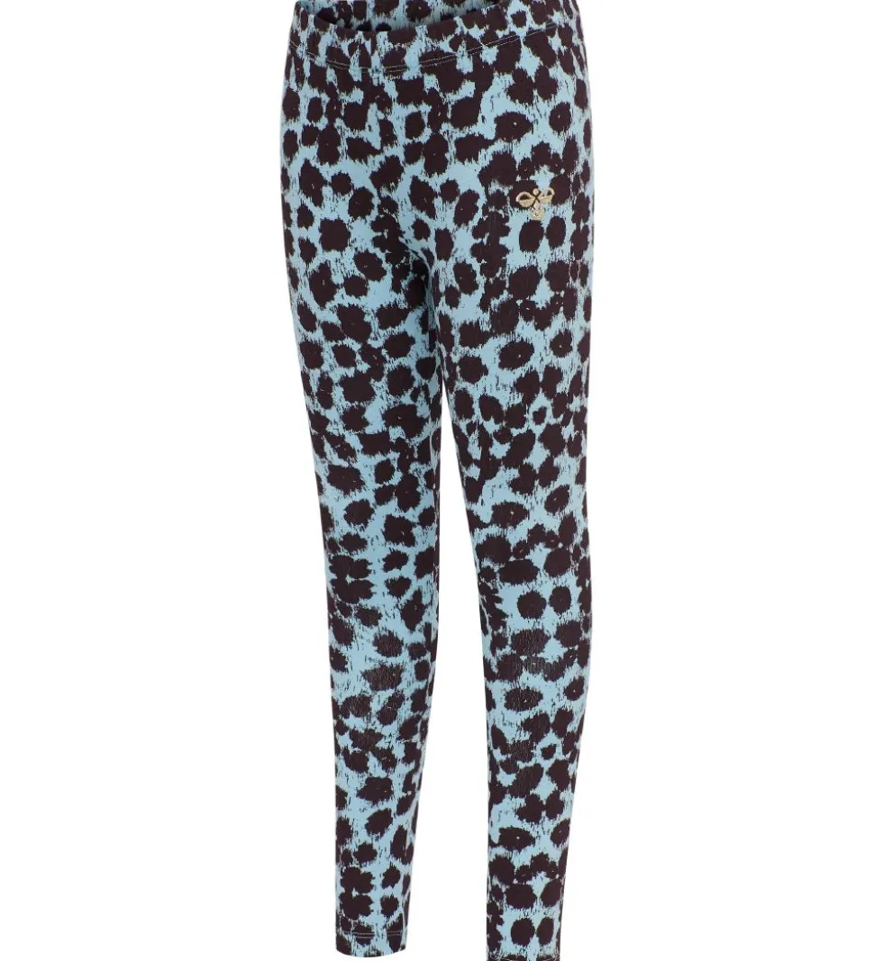 Hummel Leggings - hmlBadia - Blå/Sort