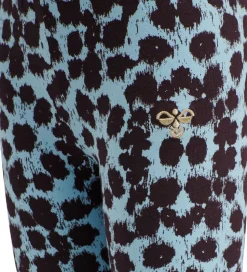 Hummel Leggings - hmlBadia - Blå/Sort