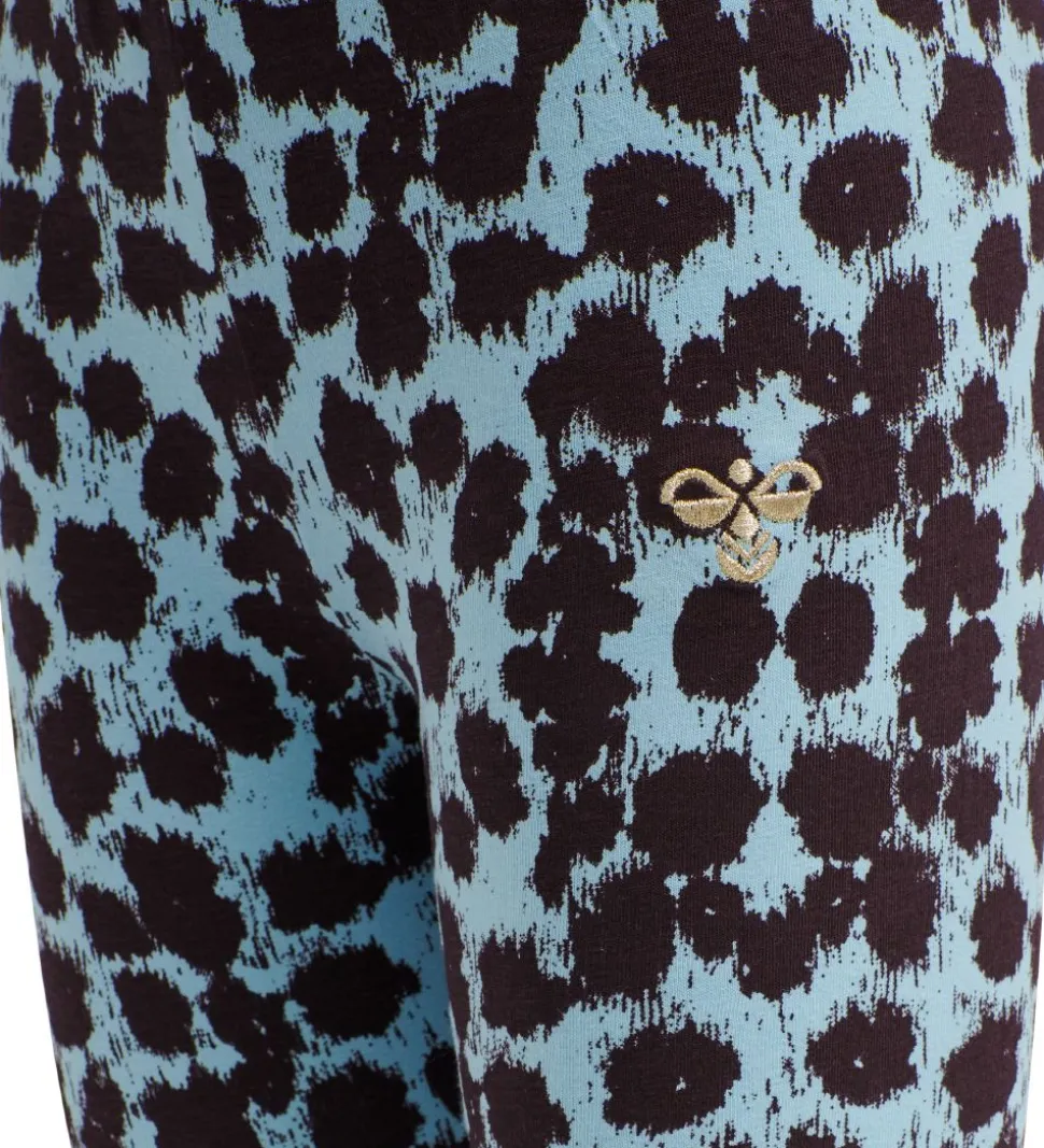 Hummel Leggings - hmlBadia - Blå/Sort