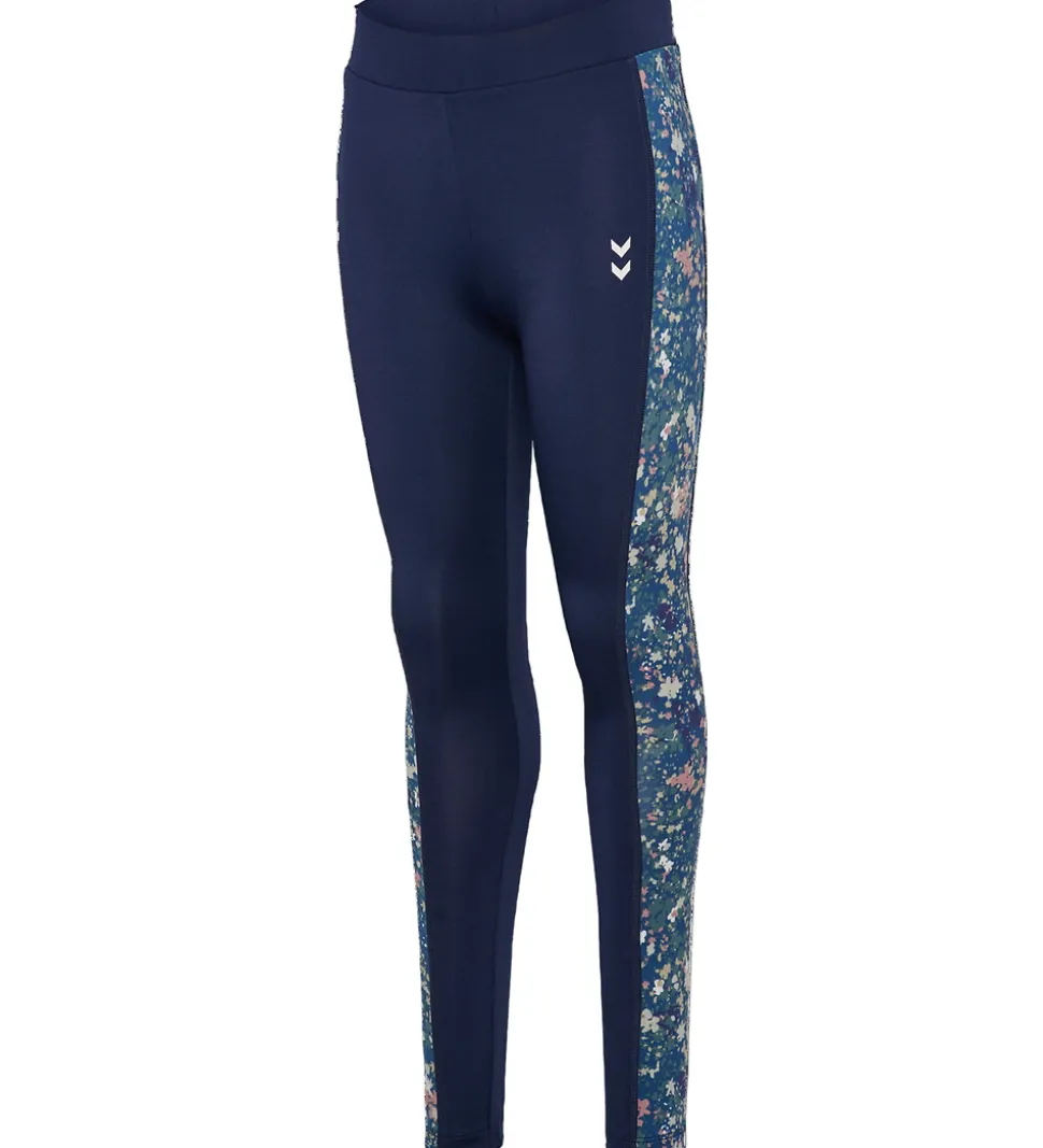 Hummel Leggings - HmlJR Mix - Dress Blues/Riverside