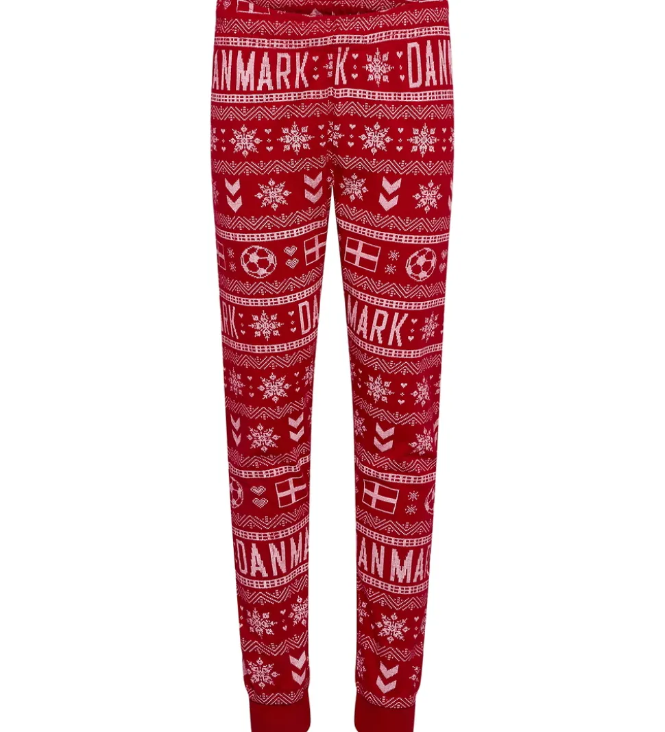 Hummel Nattøj - 2-delt - hmlDBU Fan XMAS Pyjamas - Tango Red
