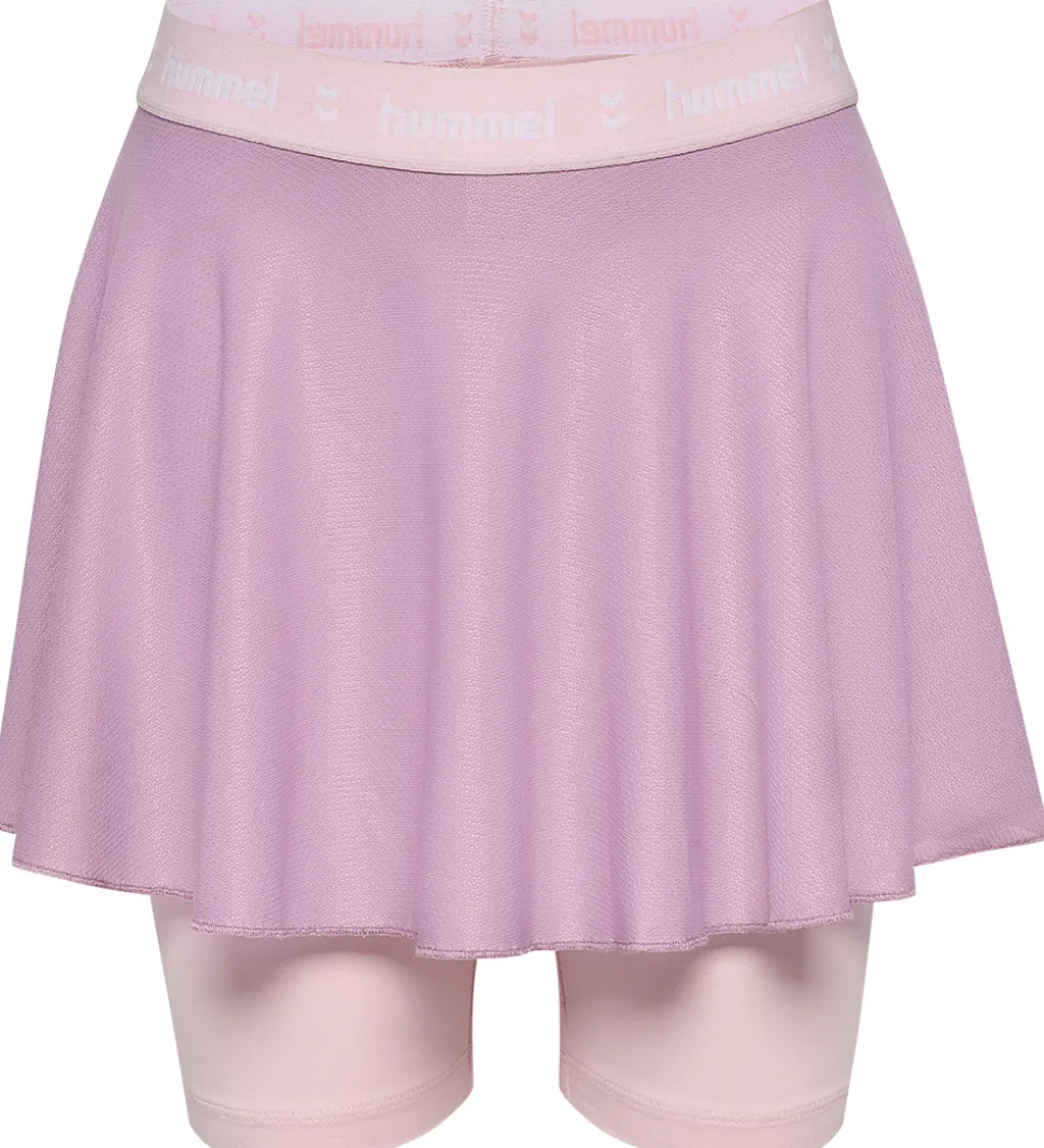 Hummel Nederdel m. Cykelshorts - HmlJR Gym - Lavender Mist