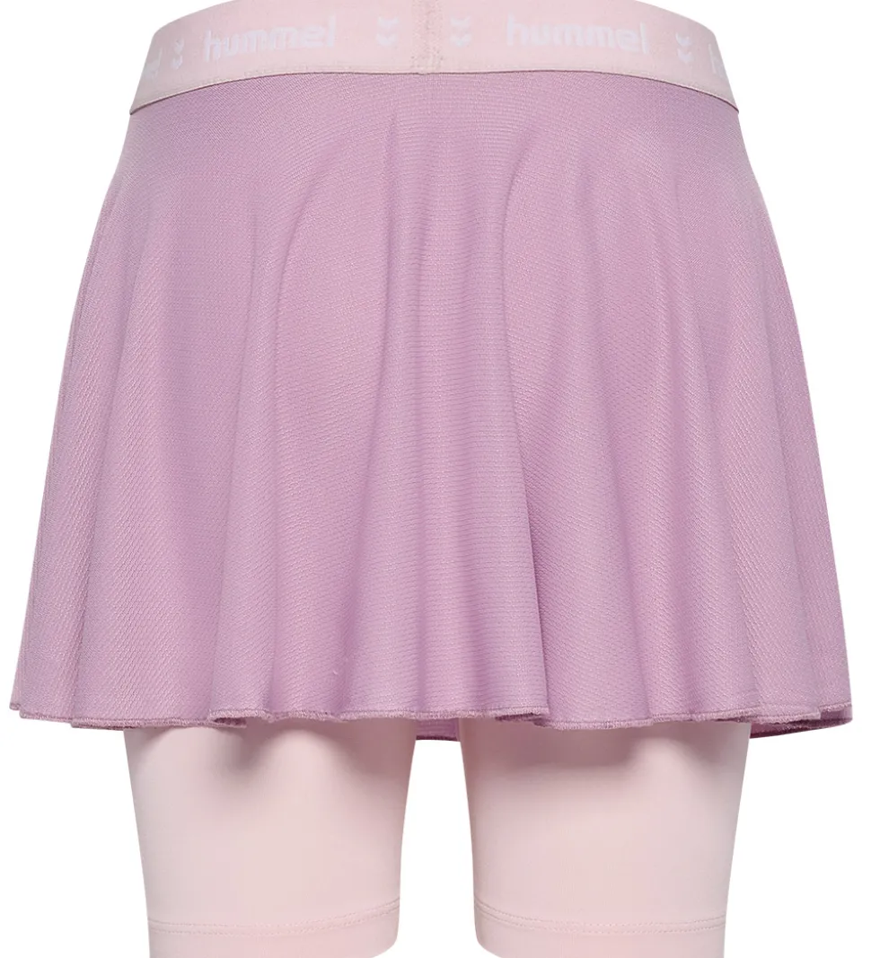 Hummel Nederdel m. Cykelshorts - HmlJR Gym - Lavender Mist