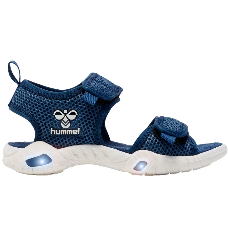 Hummel Sandaler m. Lys - Flash - Legion Blue