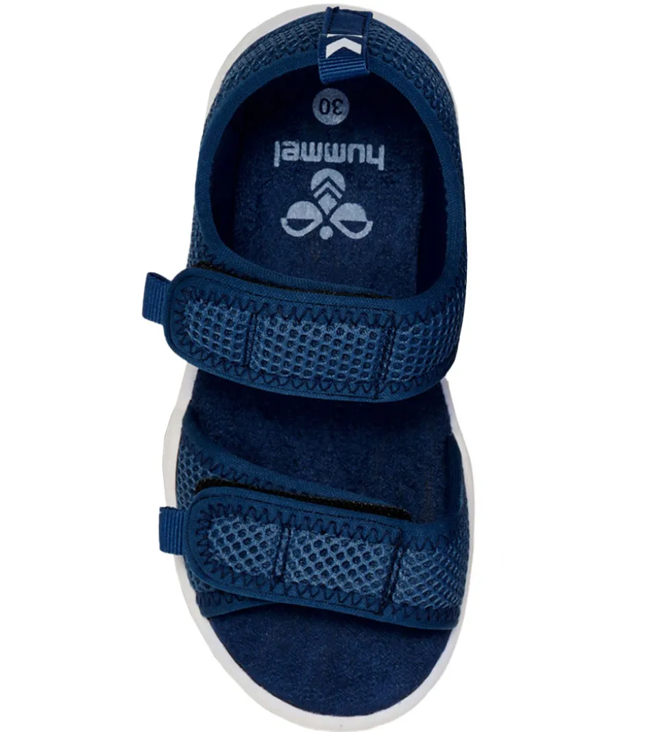 Hummel Sandaler m. Lys - Flash - Legion Blue